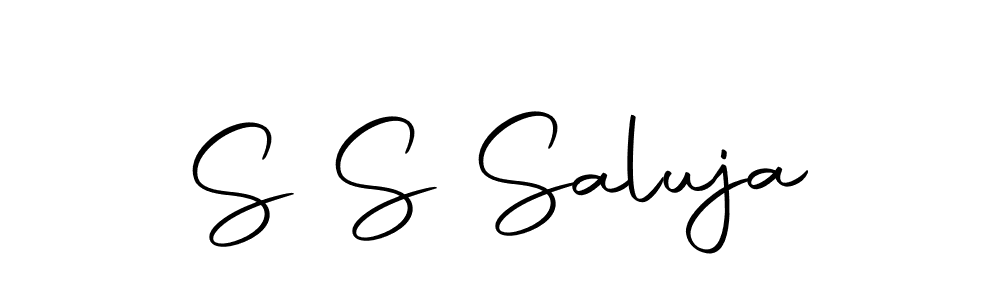 Similarly Autography-DOLnW is the best handwritten signature design. Signature creator online .You can use it as an online autograph creator for name S S Saluja. S S Saluja signature style 10 images and pictures png