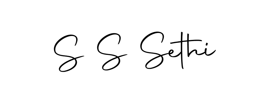 Create a beautiful signature design for name S S Sethi. With this signature (Autography-DOLnW) fonts, you can make a handwritten signature for free. S S Sethi signature style 10 images and pictures png