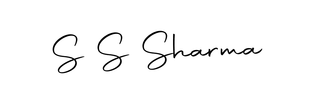 Create a beautiful signature design for name S S Sharma. With this signature (Autography-DOLnW) fonts, you can make a handwritten signature for free. S S Sharma signature style 10 images and pictures png