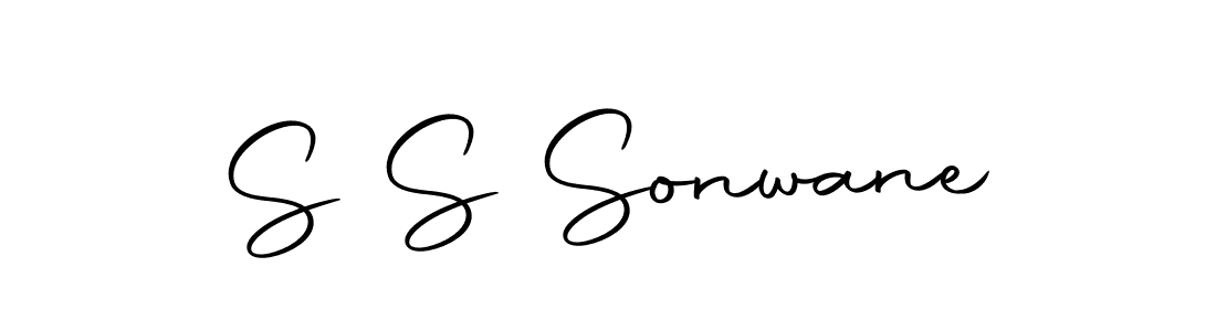 Make a beautiful signature design for name S S Sonwane. Use this online signature maker to create a handwritten signature for free. S S Sonwane signature style 10 images and pictures png