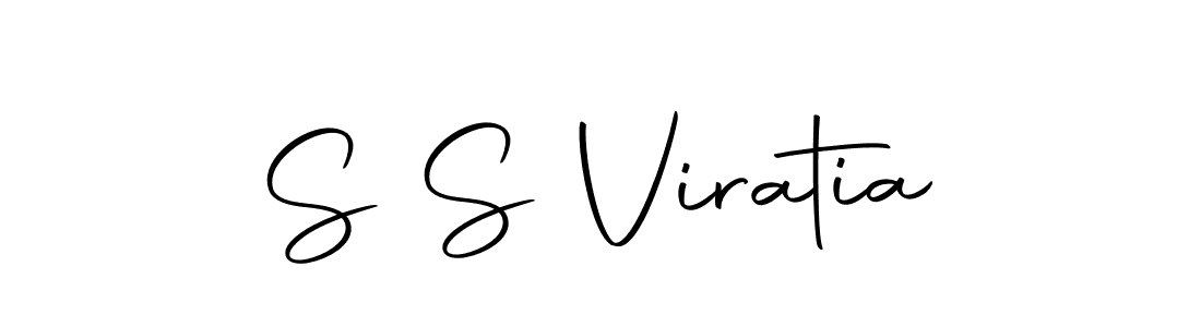 S S Viratia stylish signature style. Best Handwritten Sign (Autography-DOLnW) for my name. Handwritten Signature Collection Ideas for my name S S Viratia. S S Viratia signature style 10 images and pictures png