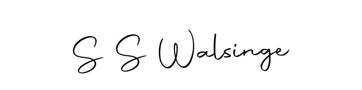It looks lik you need a new signature style for name S S Walsinge. Design unique handwritten (Autography-DOLnW) signature with our free signature maker in just a few clicks. S S Walsinge signature style 10 images and pictures png