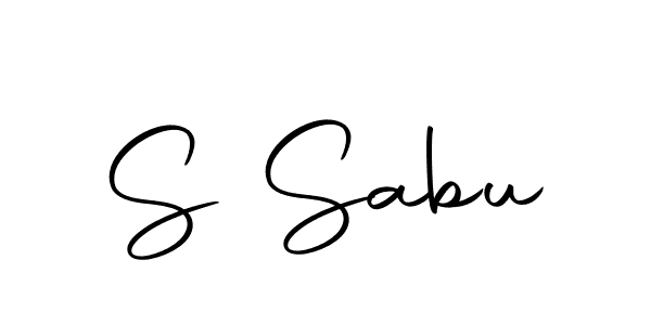 Design your own signature with our free online signature maker. With this signature software, you can create a handwritten (Autography-DOLnW) signature for name S Sabu. S Sabu signature style 10 images and pictures png