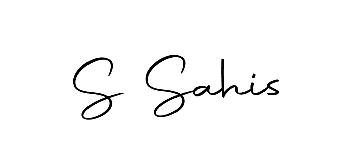 if you are searching for the best signature style for your name S Sahis. so please give up your signature search. here we have designed multiple signature styles  using Autography-DOLnW. S Sahis signature style 10 images and pictures png