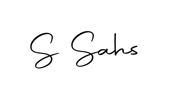 How to make S Sahs signature? Autography-DOLnW is a professional autograph style. Create handwritten signature for S Sahs name. S Sahs signature style 10 images and pictures png