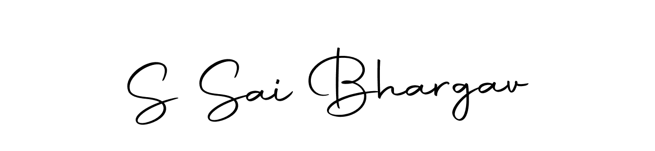 Design your own signature with our free online signature maker. With this signature software, you can create a handwritten (Autography-DOLnW) signature for name S Sai Bhargav. S Sai Bhargav signature style 10 images and pictures png