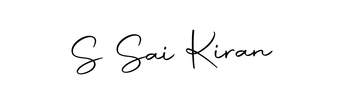 How to make S Sai Kiran name signature. Use Autography-DOLnW style for creating short signs online. This is the latest handwritten sign. S Sai Kiran signature style 10 images and pictures png