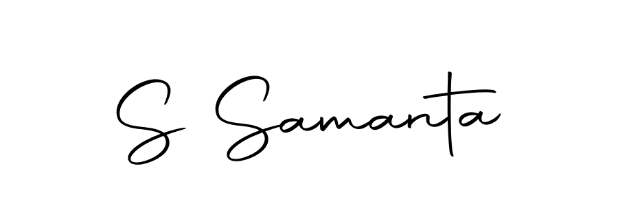 Make a beautiful signature design for name S Samanta. Use this online signature maker to create a handwritten signature for free. S Samanta signature style 10 images and pictures png