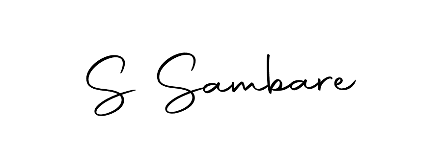 Autography-DOLnW is a professional signature style that is perfect for those who want to add a touch of class to their signature. It is also a great choice for those who want to make their signature more unique. Get S Sambare name to fancy signature for free. S Sambare signature style 10 images and pictures png