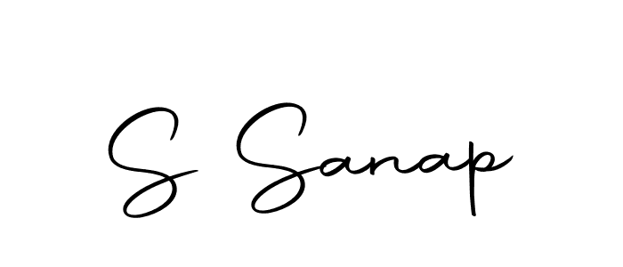 S Sanap stylish signature style. Best Handwritten Sign (Autography-DOLnW) for my name. Handwritten Signature Collection Ideas for my name S Sanap. S Sanap signature style 10 images and pictures png