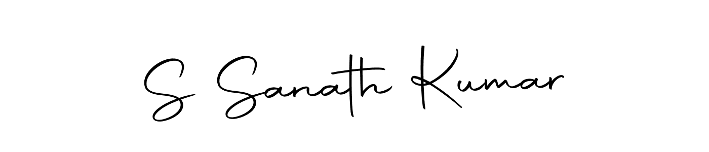 You should practise on your own different ways (Autography-DOLnW) to write your name (S Sanath Kumar) in signature. don't let someone else do it for you. S Sanath Kumar signature style 10 images and pictures png