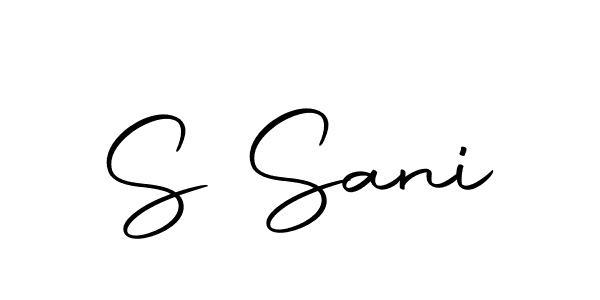 You should practise on your own different ways (Autography-DOLnW) to write your name (S Sani) in signature. don't let someone else do it for you. S Sani signature style 10 images and pictures png