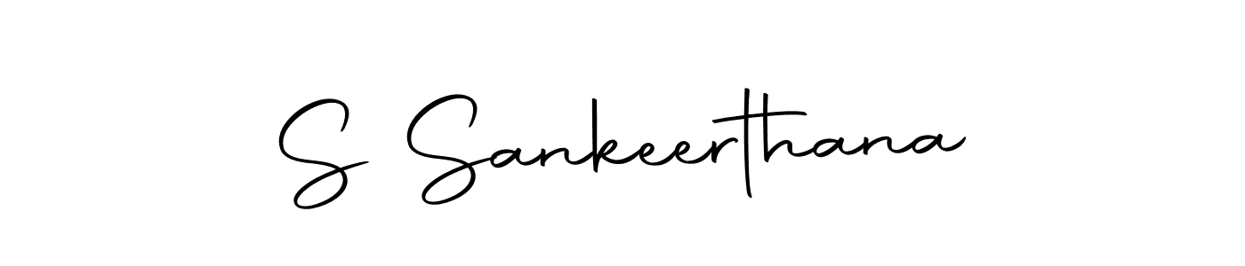 The best way (Autography-DOLnW) to make a short signature is to pick only two or three words in your name. The name S Sankeerthana include a total of six letters. For converting this name. S Sankeerthana signature style 10 images and pictures png