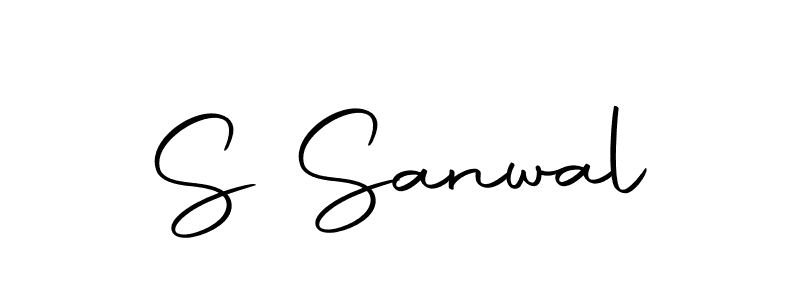 The best way (Autography-DOLnW) to make a short signature is to pick only two or three words in your name. The name S Sanwal include a total of six letters. For converting this name. S Sanwal signature style 10 images and pictures png