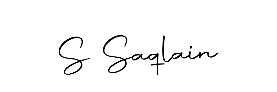 Create a beautiful signature design for name S Saqlain. With this signature (Autography-DOLnW) fonts, you can make a handwritten signature for free. S Saqlain signature style 10 images and pictures png