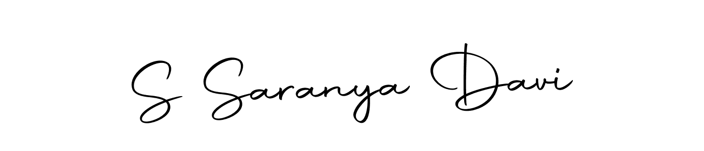 Use a signature maker to create a handwritten signature online. With this signature software, you can design (Autography-DOLnW) your own signature for name S Saranya Davi. S Saranya Davi signature style 10 images and pictures png