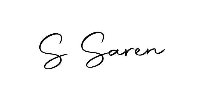 Design your own signature with our free online signature maker. With this signature software, you can create a handwritten (Autography-DOLnW) signature for name S Saren. S Saren signature style 10 images and pictures png