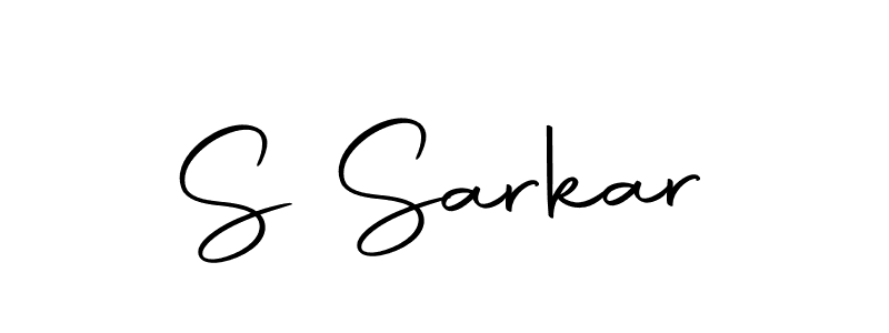 Design your own signature with our free online signature maker. With this signature software, you can create a handwritten (Autography-DOLnW) signature for name S Sarkar. S Sarkar signature style 10 images and pictures png