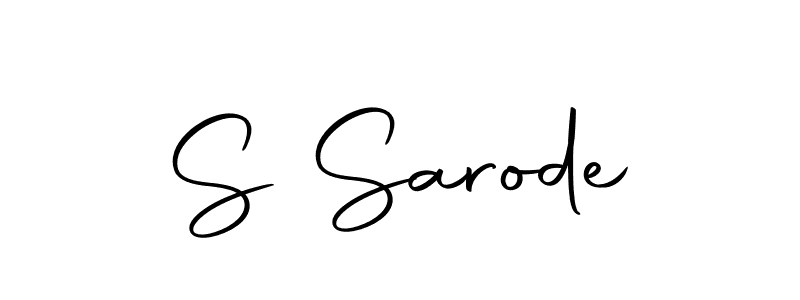 You should practise on your own different ways (Autography-DOLnW) to write your name (S Sarode) in signature. don't let someone else do it for you. S Sarode signature style 10 images and pictures png