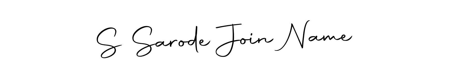 S Sarode Join Name stylish signature style. Best Handwritten Sign (Autography-DOLnW) for my name. Handwritten Signature Collection Ideas for my name S Sarode Join Name. S Sarode Join Name signature style 10 images and pictures png