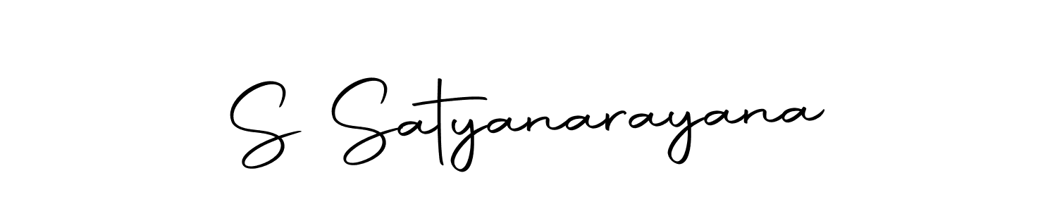 How to make S Satyanarayana name signature. Use Autography-DOLnW style for creating short signs online. This is the latest handwritten sign. S Satyanarayana signature style 10 images and pictures png