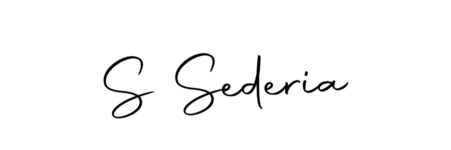 How to make S Sederia signature? Autography-DOLnW is a professional autograph style. Create handwritten signature for S Sederia name. S Sederia signature style 10 images and pictures png