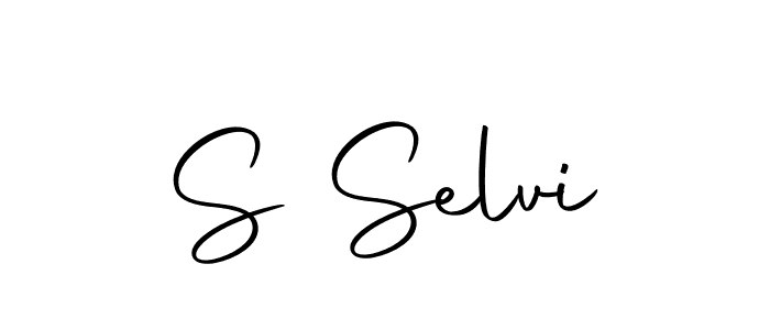 Use a signature maker to create a handwritten signature online. With this signature software, you can design (Autography-DOLnW) your own signature for name S Selvi. S Selvi signature style 10 images and pictures png