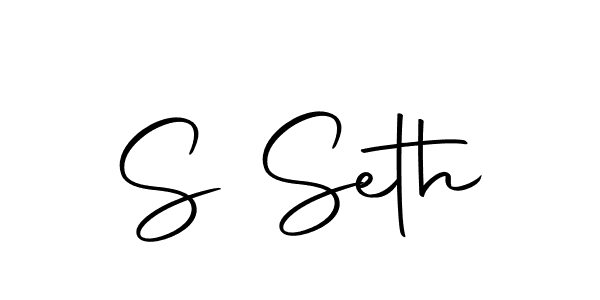 Make a beautiful signature design for name S Seth. With this signature (Autography-DOLnW) style, you can create a handwritten signature for free. S Seth signature style 10 images and pictures png