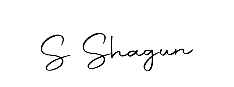 S Shagun stylish signature style. Best Handwritten Sign (Autography-DOLnW) for my name. Handwritten Signature Collection Ideas for my name S Shagun. S Shagun signature style 10 images and pictures png