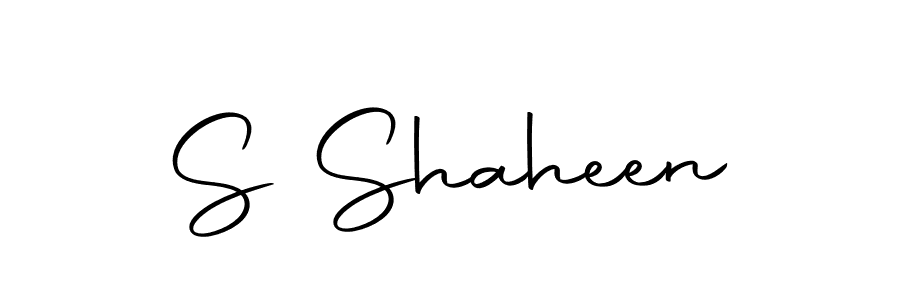 Make a beautiful signature design for name S Shaheen. With this signature (Autography-DOLnW) style, you can create a handwritten signature for free. S Shaheen signature style 10 images and pictures png