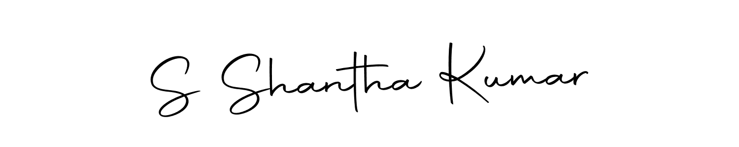 Similarly Autography-DOLnW is the best handwritten signature design. Signature creator online .You can use it as an online autograph creator for name S Shantha Kumar. S Shantha Kumar signature style 10 images and pictures png