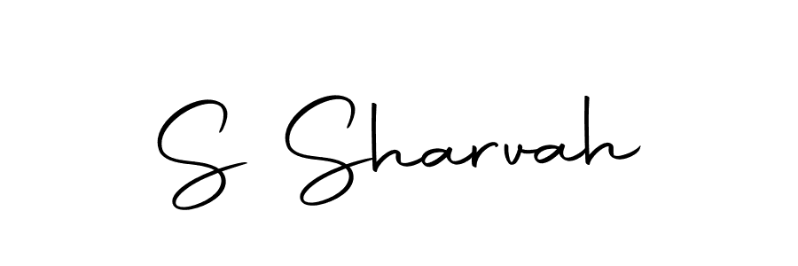 S Sharvah stylish signature style. Best Handwritten Sign (Autography-DOLnW) for my name. Handwritten Signature Collection Ideas for my name S Sharvah. S Sharvah signature style 10 images and pictures png