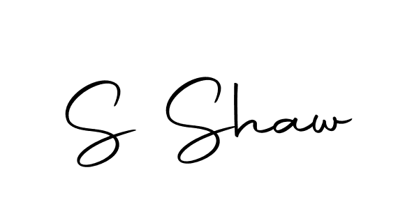 The best way (Autography-DOLnW) to make a short signature is to pick only two or three words in your name. The name S Shaw include a total of six letters. For converting this name. S Shaw signature style 10 images and pictures png