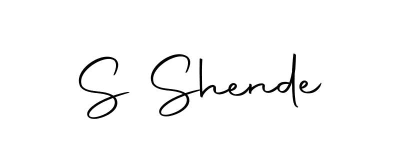 Similarly Autography-DOLnW is the best handwritten signature design. Signature creator online .You can use it as an online autograph creator for name S Shende. S Shende signature style 10 images and pictures png