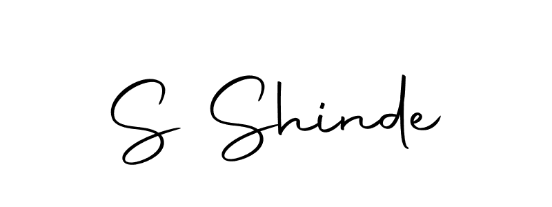 Create a beautiful signature design for name S Shinde. With this signature (Autography-DOLnW) fonts, you can make a handwritten signature for free. S Shinde signature style 10 images and pictures png