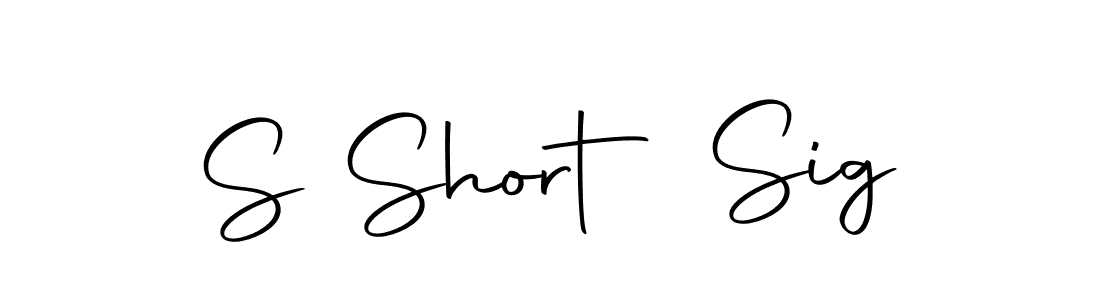 Similarly Autography-DOLnW is the best handwritten signature design. Signature creator online .You can use it as an online autograph creator for name S Short Sig. S Short Sig signature style 10 images and pictures png