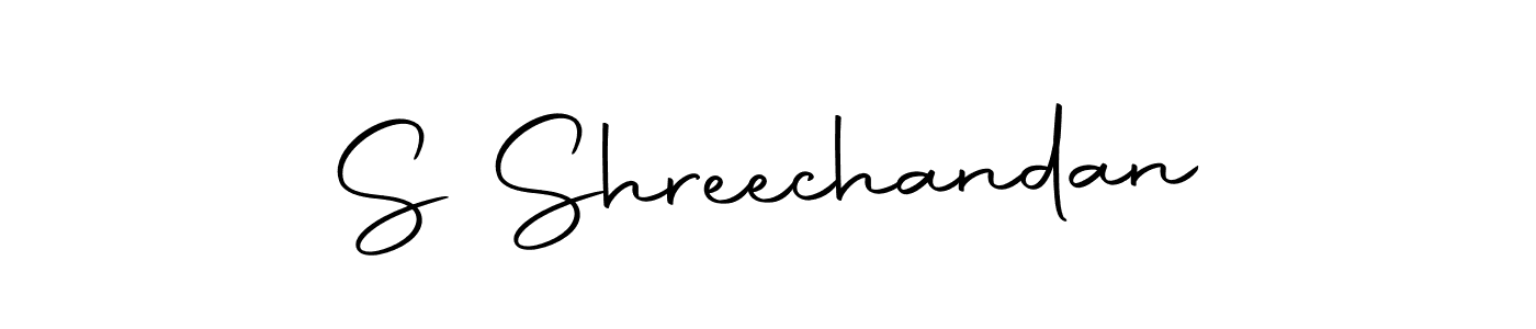 Also we have S Shreechandan name is the best signature style. Create professional handwritten signature collection using Autography-DOLnW autograph style. S Shreechandan signature style 10 images and pictures png