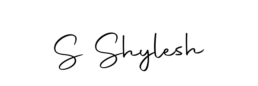 Create a beautiful signature design for name S Shylesh. With this signature (Autography-DOLnW) fonts, you can make a handwritten signature for free. S Shylesh signature style 10 images and pictures png