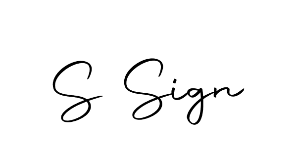 Design your own signature with our free online signature maker. With this signature software, you can create a handwritten (Autography-DOLnW) signature for name S Sign. S Sign signature style 10 images and pictures png
