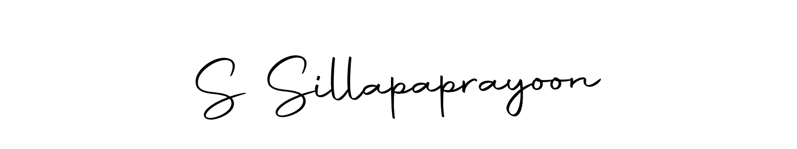 if you are searching for the best signature style for your name S Sillapaprayoon. so please give up your signature search. here we have designed multiple signature styles  using Autography-DOLnW. S Sillapaprayoon signature style 10 images and pictures png