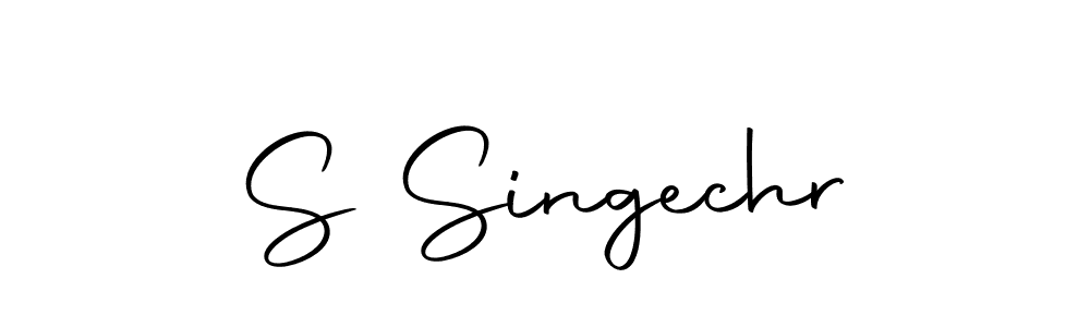 How to make S Singechr name signature. Use Autography-DOLnW style for creating short signs online. This is the latest handwritten sign. S Singechr signature style 10 images and pictures png