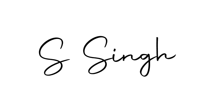 Design your own signature with our free online signature maker. With this signature software, you can create a handwritten (Autography-DOLnW) signature for name S Singh. S Singh signature style 10 images and pictures png