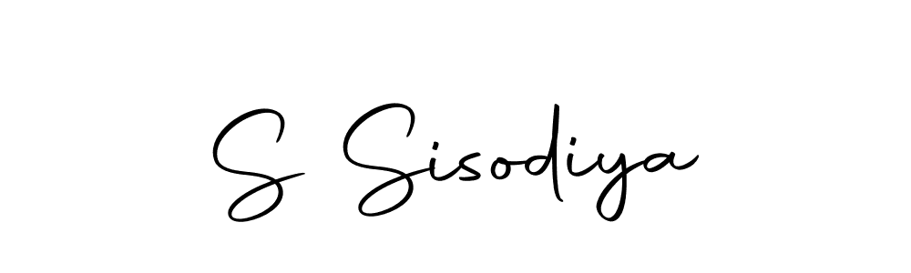 Also we have S Sisodiya name is the best signature style. Create professional handwritten signature collection using Autography-DOLnW autograph style. S Sisodiya signature style 10 images and pictures png