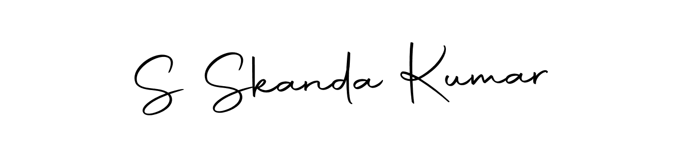 Make a beautiful signature design for name S Skanda Kumar. With this signature (Autography-DOLnW) style, you can create a handwritten signature for free. S Skanda Kumar signature style 10 images and pictures png