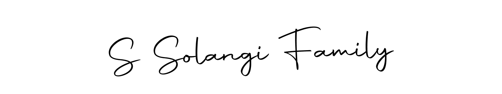 How to make S Solangi Family signature? Autography-DOLnW is a professional autograph style. Create handwritten signature for S Solangi Family name. S Solangi Family signature style 10 images and pictures png