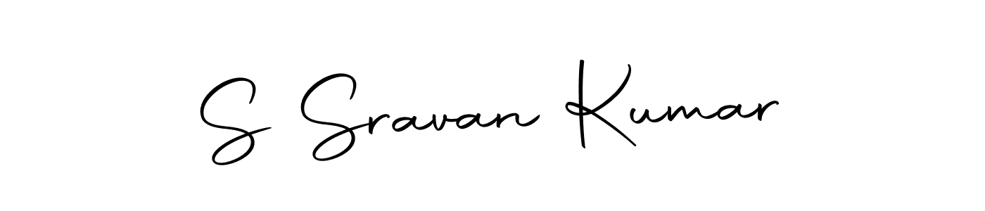 Use a signature maker to create a handwritten signature online. With this signature software, you can design (Autography-DOLnW) your own signature for name S Sravan Kumar. S Sravan Kumar signature style 10 images and pictures png