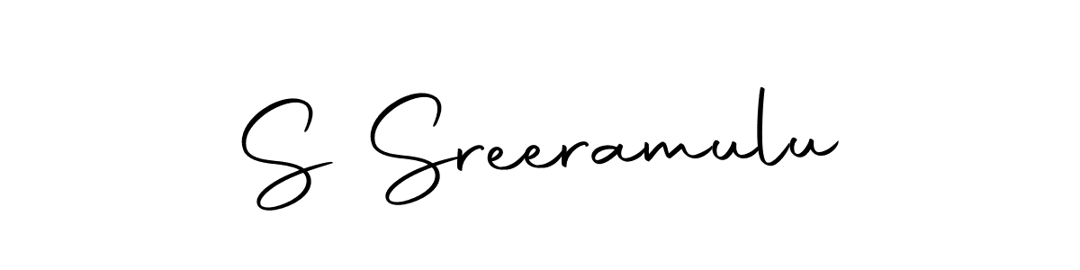 How to make S Sreeramulu name signature. Use Autography-DOLnW style for creating short signs online. This is the latest handwritten sign. S Sreeramulu signature style 10 images and pictures png