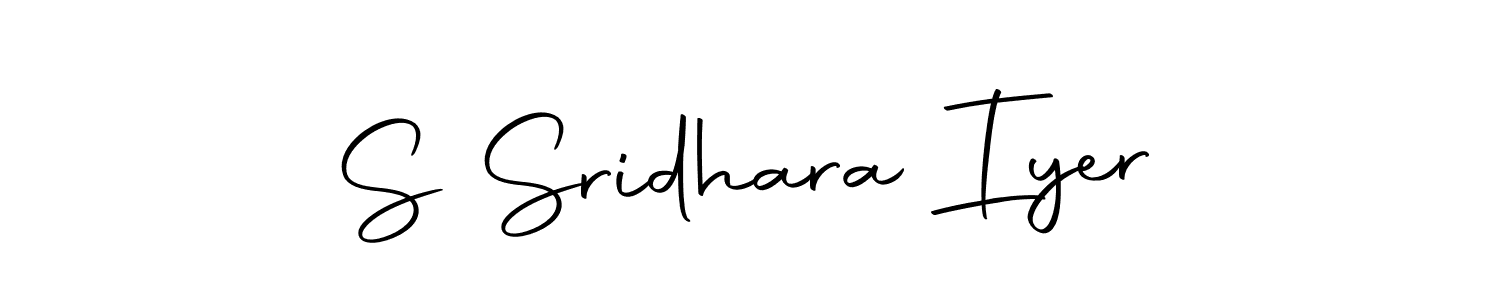 You should practise on your own different ways (Autography-DOLnW) to write your name (S Sridhara Iyer) in signature. don't let someone else do it for you. S Sridhara Iyer signature style 10 images and pictures png