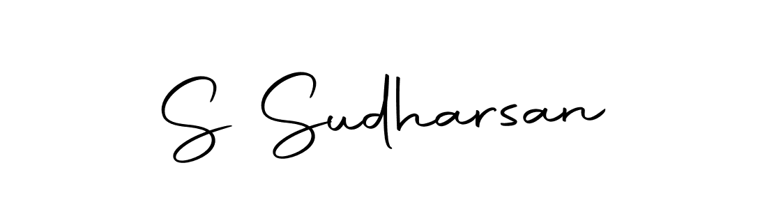 Make a beautiful signature design for name S Sudharsan. With this signature (Autography-DOLnW) style, you can create a handwritten signature for free. S Sudharsan signature style 10 images and pictures png