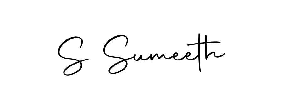 It looks lik you need a new signature style for name S Sumeeth. Design unique handwritten (Autography-DOLnW) signature with our free signature maker in just a few clicks. S Sumeeth signature style 10 images and pictures png